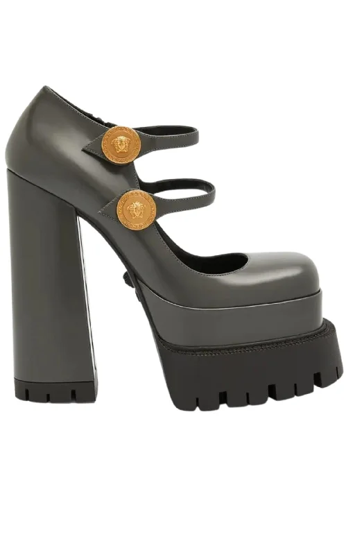 Floral Prints Medusa Aevitas Platform Mary Janes Pump