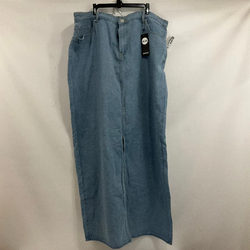 Stretch Design Skirt Maxi By Boohoo Boutique  Size: 20
