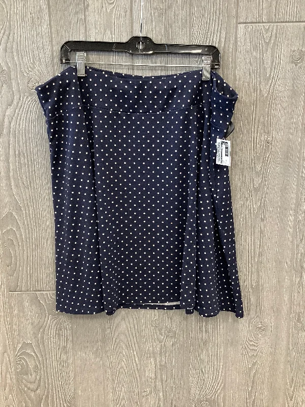 Skirt Midi By Talbots In Blue, Size: 22