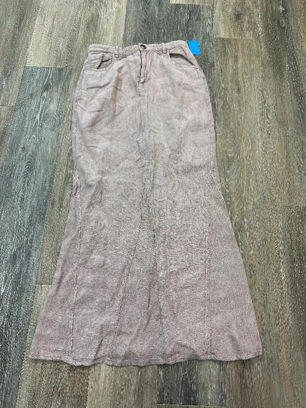 Eye-catching Personality Skirt Maxi By Zara In Pink, Size: S