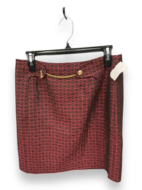 Advanced Customization Skirt Mini & Short By Etcetra In Red Black, Size: 6