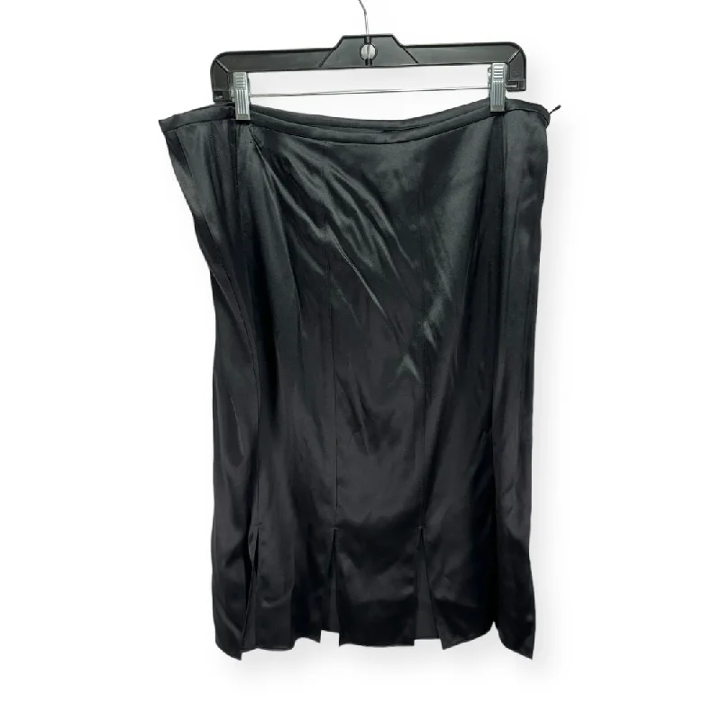 French Style Silk Skirt Midi By Doncaster  Size: 18