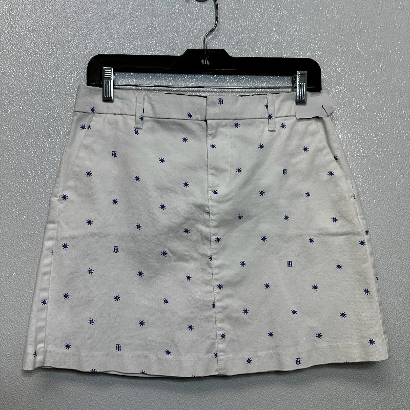 Warm Atmosphere White Skirt Mini & Short Tommy Hilfiger O, Size 4