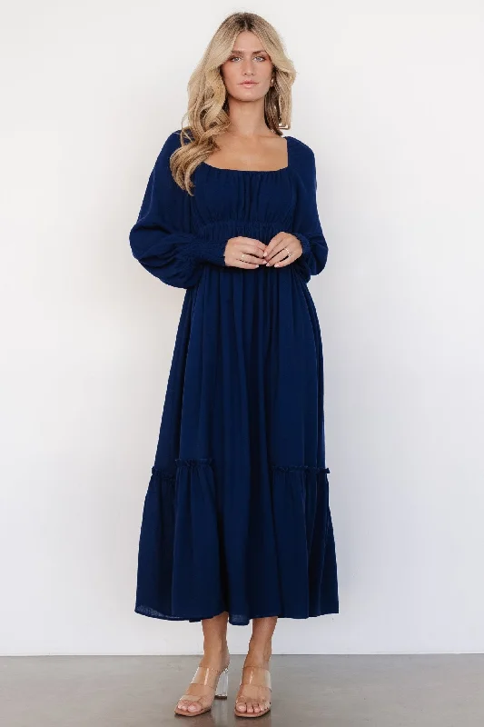 Outdoor Trend Vienna Long Sleeve Dress | Navy