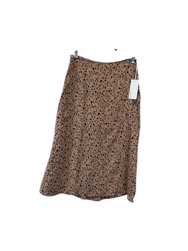Exclusive Customization Skirt Designer By Reformation In Animal Print, Size: 6