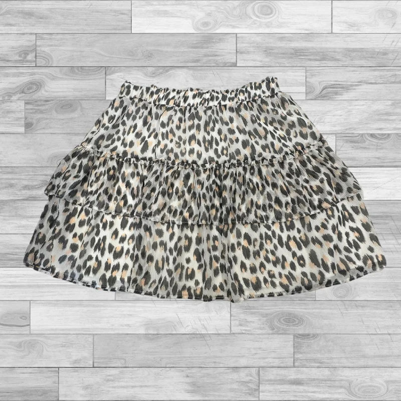 New Products Skirt Mini & Short By Loft In Animal Print, Size: M