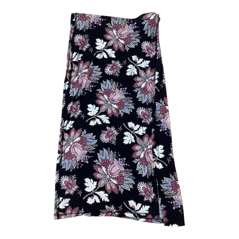 Sexy Fun Skirt Maxi By Loft In Blue & Purple, Size: 12