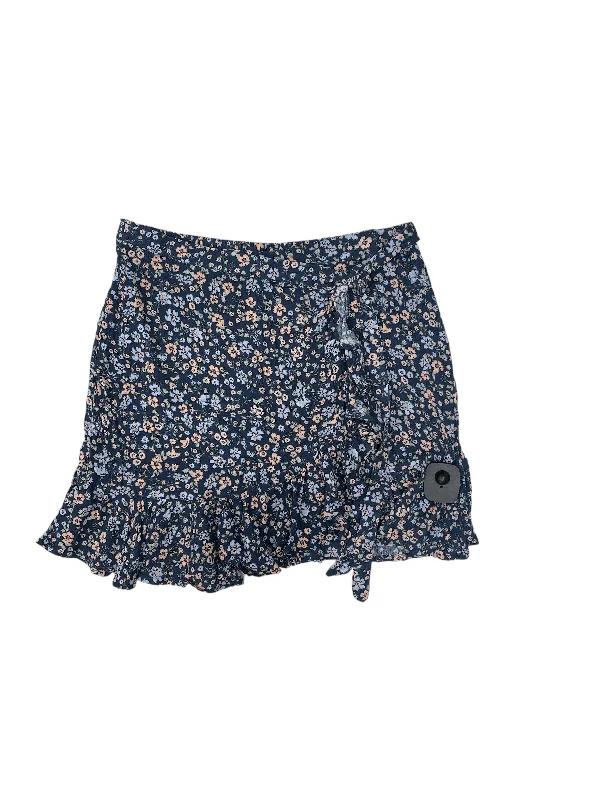 Classic Series Navy Skirt Mini & Short Hippie Rose, Size M