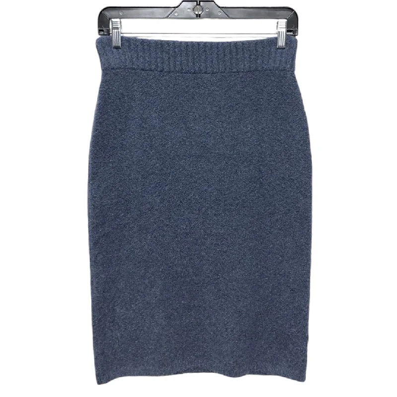 Double-sided Wear Skirt Mini & Short By Express In Blue, Size: S