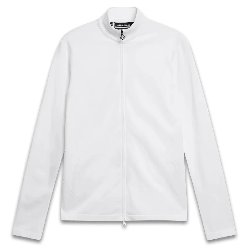 Luxury And Elegant J.Lindeberg Nancy Seamless Mid Layer Golf Jacket White - SS24 Women Luxury And Elegant J.Lindeberg Nancy Seamless Mid Layer Golf Jacket White - SS24 Women