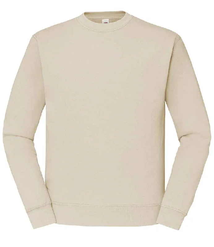 Fruit of the Loom Classic Drop Shoulder Sweatshirt | Natural