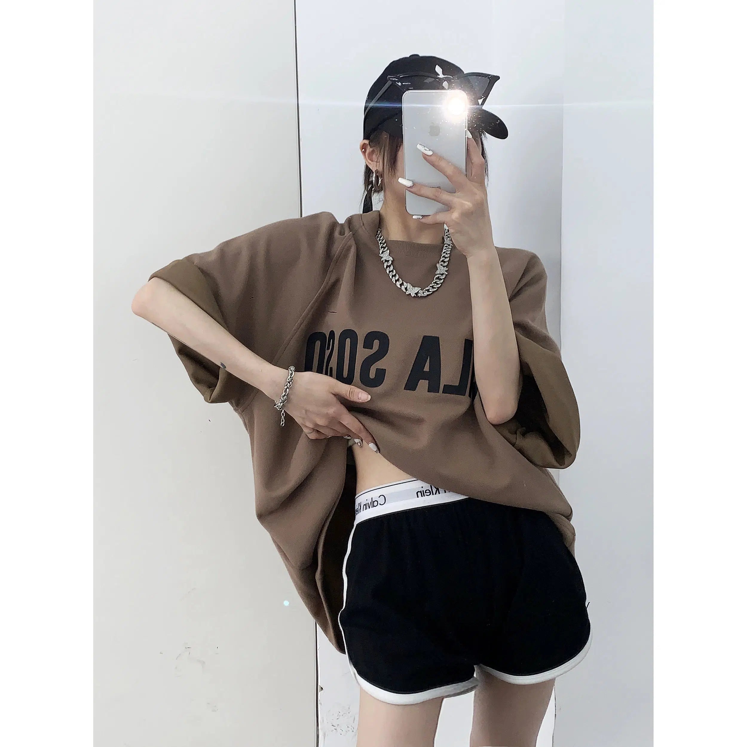 Oversized Letter Graphic T-shirt