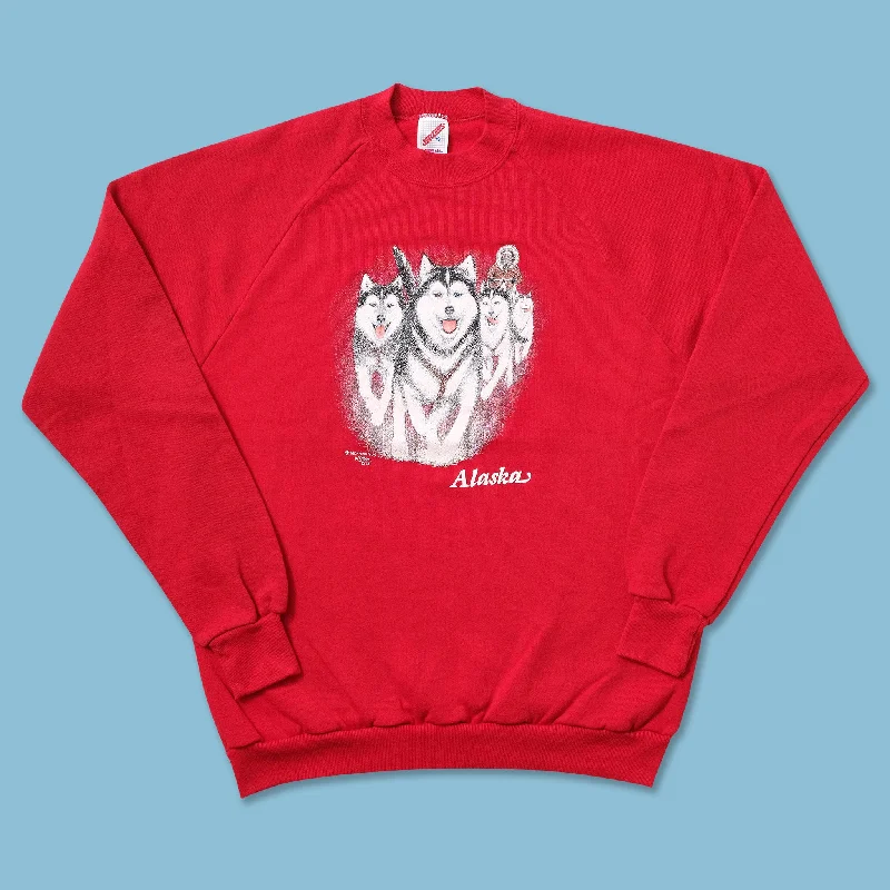 Fresh And Natural Vintage Huskies Sweater Medium