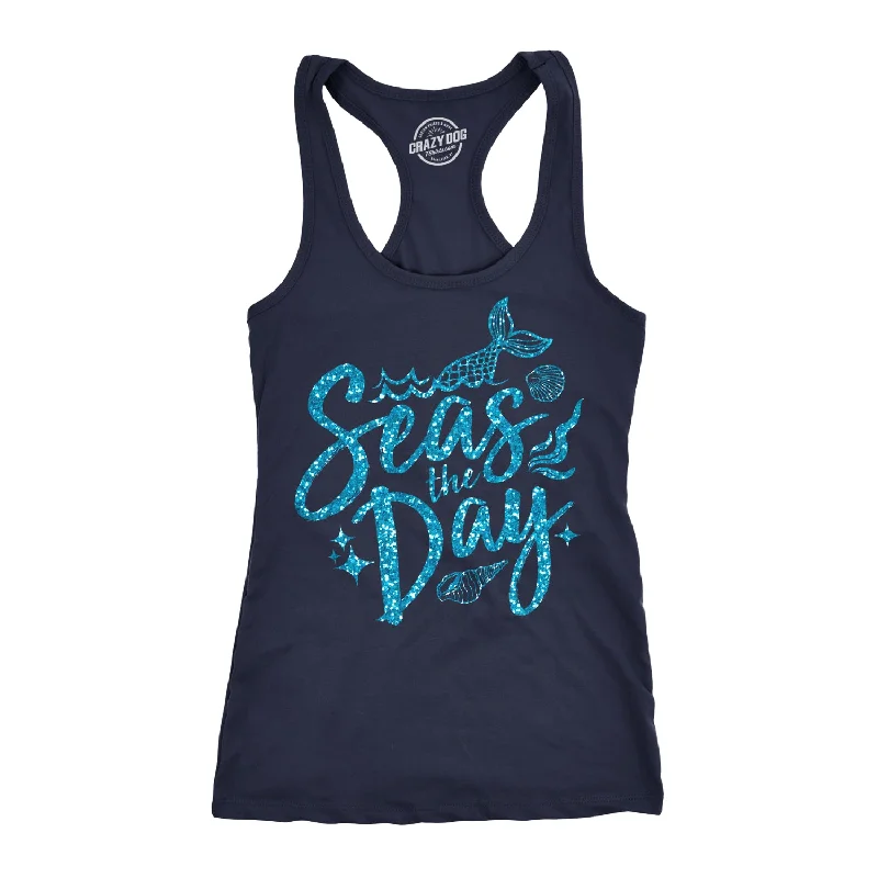Floral Prints Seas The Day Women's Tank Top