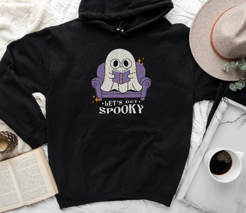 Thin Design let's get spooky hoodie