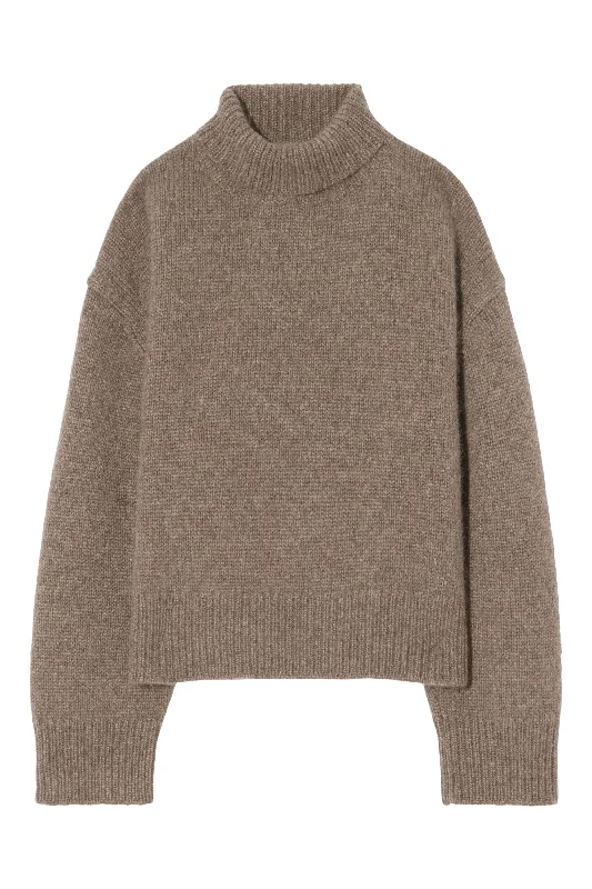 Spiritual Vitality Nili Lotan Tabitha Sweater in Peat Melange