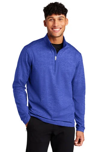 Cool Summer Sport-Tek ® ST855 Sport-Wick ® Stretch Reflective Heather 1/2-Zip Pullover