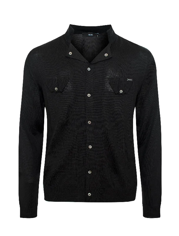 Dynamic Fashion Black V-Neck Sweater (5107)
