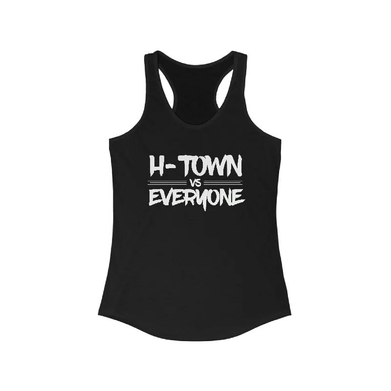 Casual And Casual H-Town vs Everyone Women's Racerback Tank