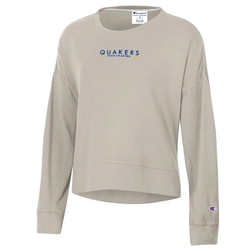 Eye-catching Personality Champion Women's Sueded Crewneck Sweatshirt