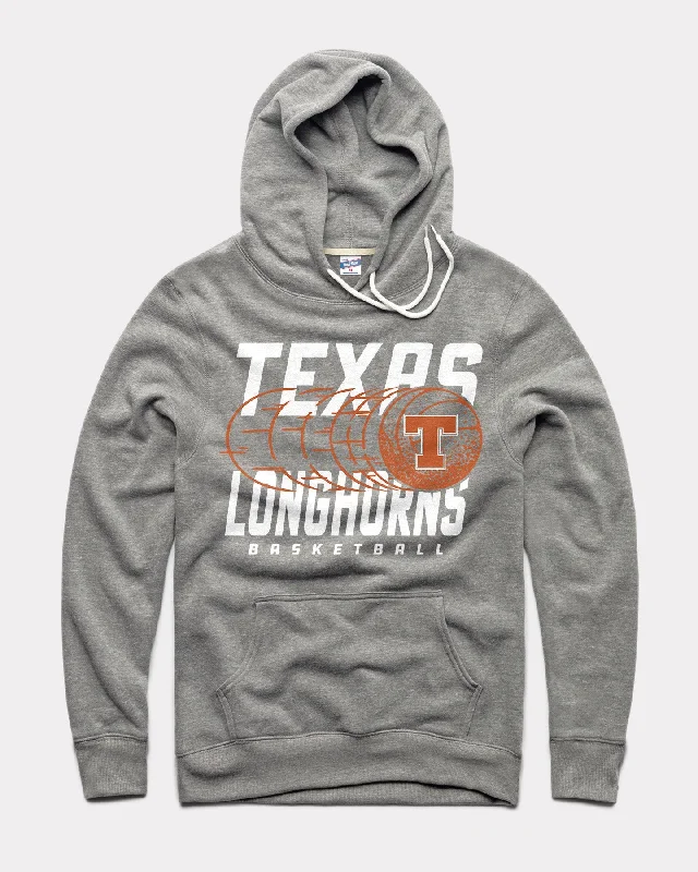 Cool Summer Texas Trailing Basketball Vintage Grey Hoodie