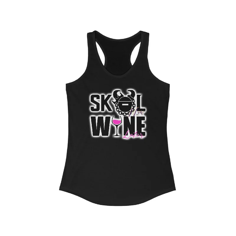 Elegant And Noble Ladies Ideal Racerback Tank - WINE later