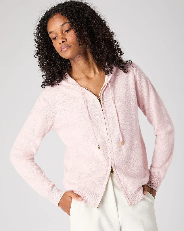 Sweet Girl Women's Ada Cashmere Hoodie Quartz Pink