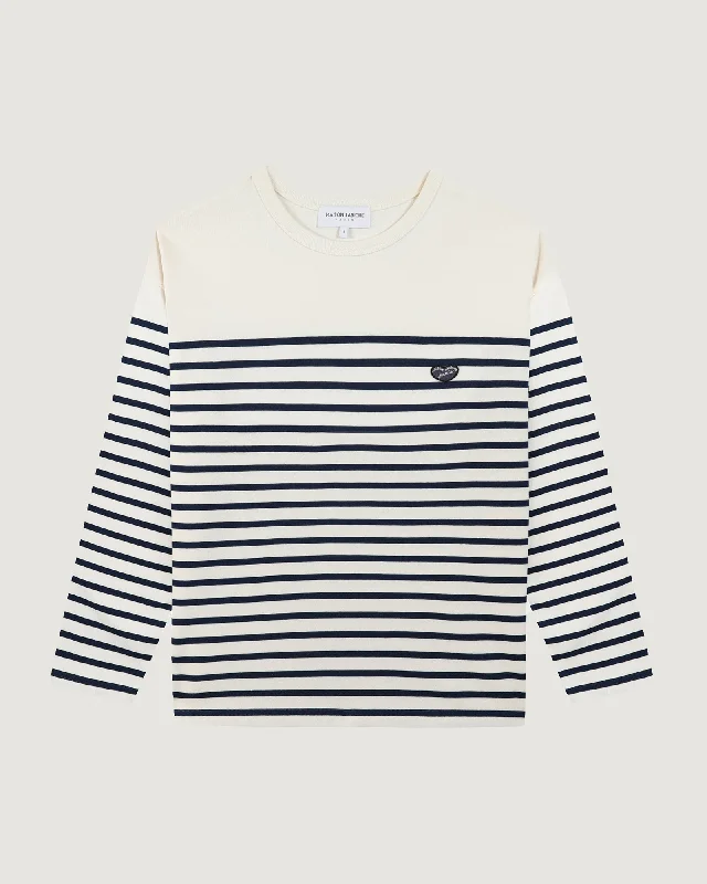Exquisite Fabrics "Patch Coeur" montpart sailor shirt