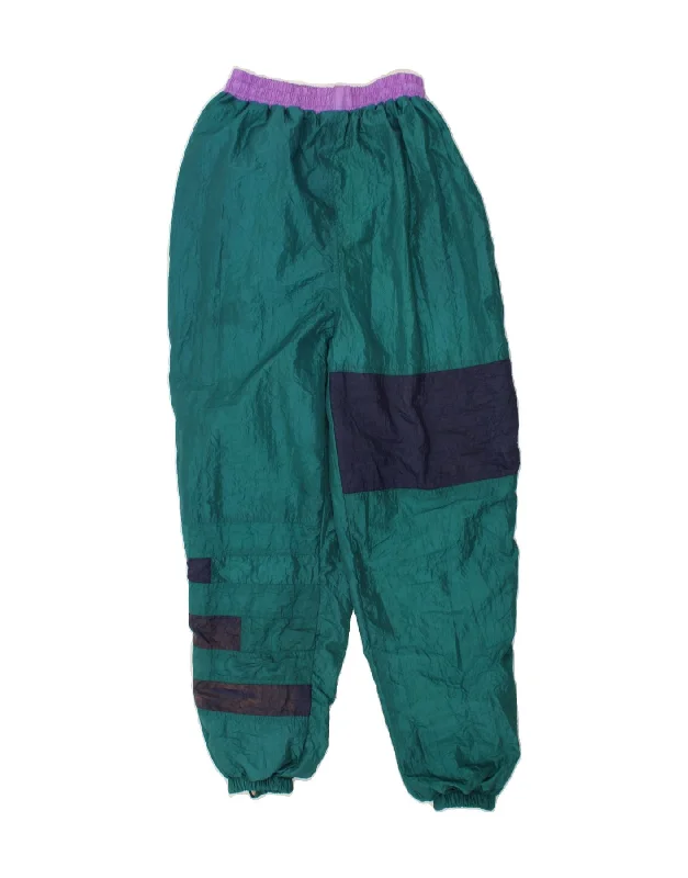 Comfortable And Versatile VINTAGE Womens Tracksuit Trousers Joggers UK 18 XL Green Colourblock Comfortable And Versatile VINTAGE Womens Tracksuit Trousers Joggers UK 18 XL Green Colourblock