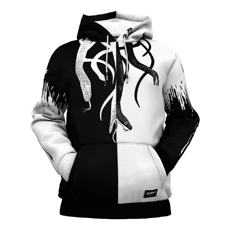 Simple Style Snake Attack Hoodie
