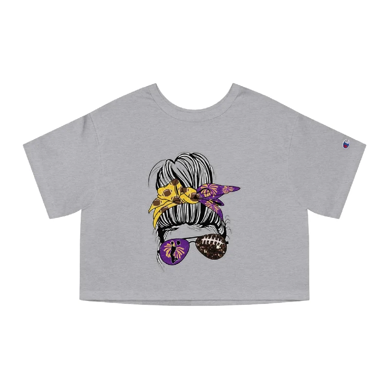 End Of The Year Women's Champion Heritage Cropped Top - Girlll!