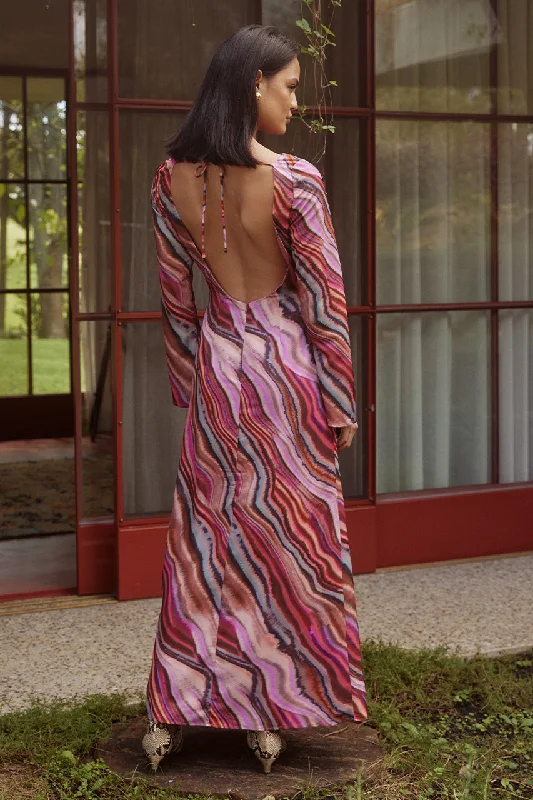 Feminine Charm APOSTLE MAXI DRESS - APOSTLE PRINT