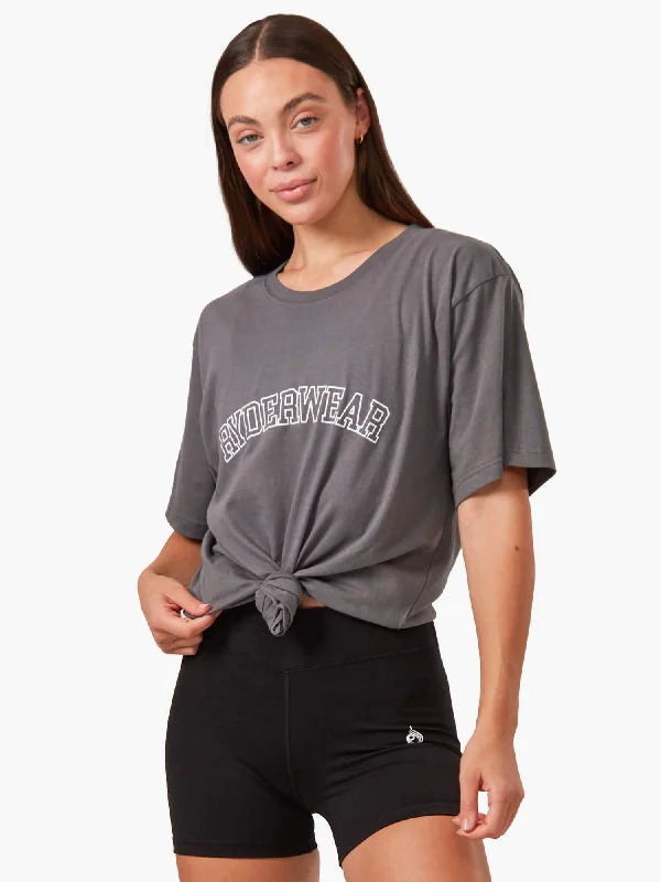 Modern City Oversized T-Shirt - Charcoal