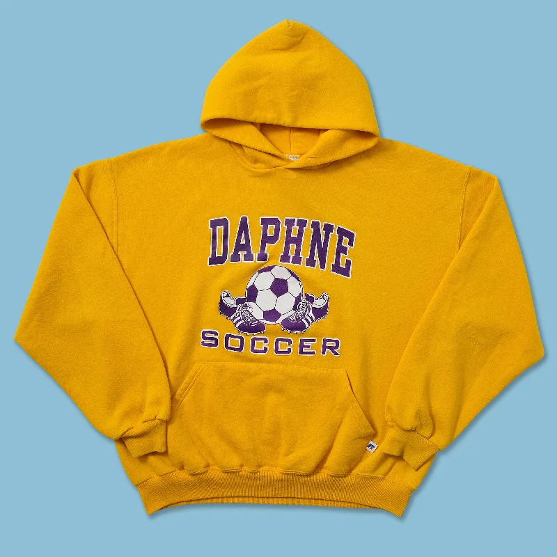 Thin Design Vintage Russell Athletic Daphne Soccer Hoody Large