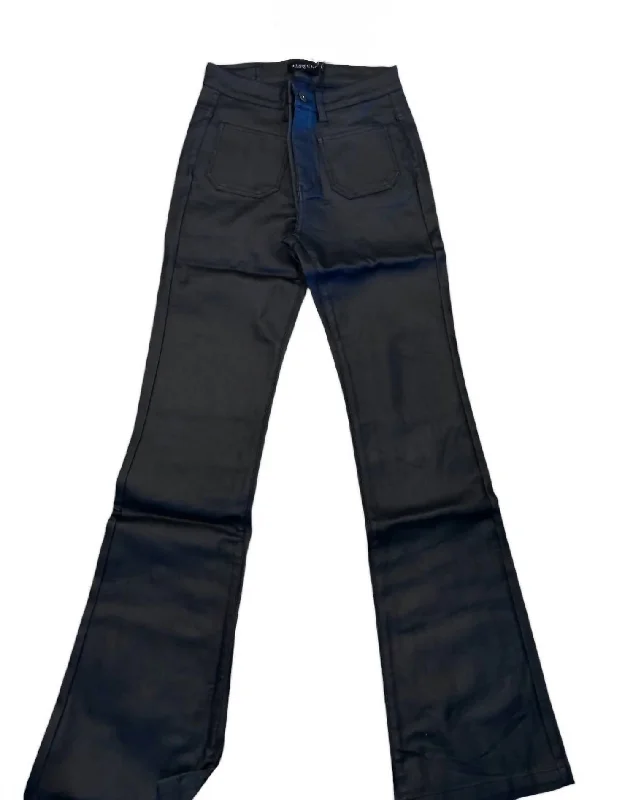 Advanced Customization Women's Polyurethane Jeans In Blue