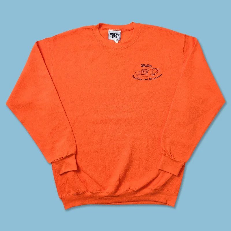 Customized Version Vintage Miller Trucking & Excavations Sweater Large
