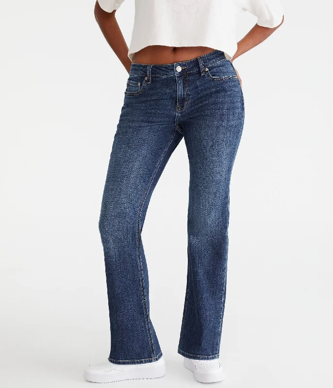 Fashion Style Aeropostale Curvy Mid-Rise Bootcut Jean