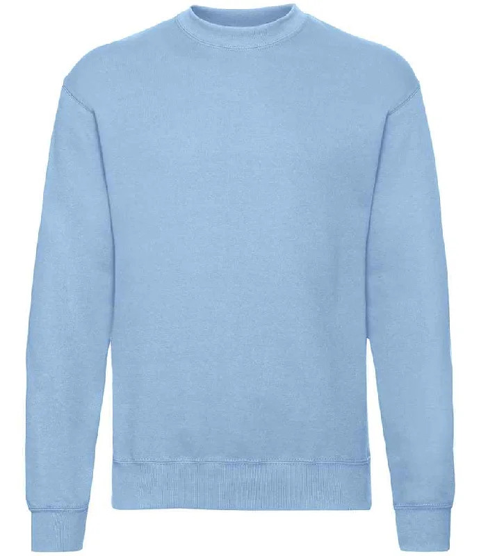 Fruit of the Loom Classic Drop Shoulder Sweatshirt | Sky Blue