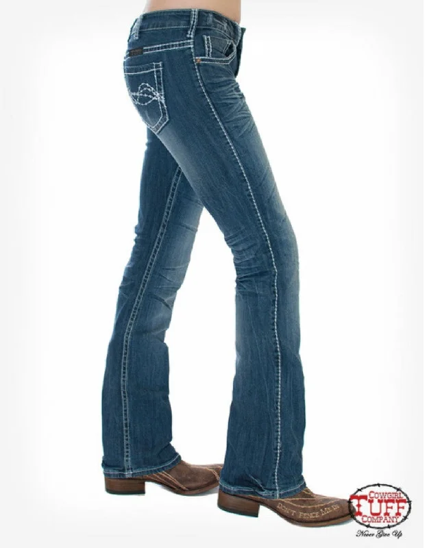 Romantic And Fresh Cowgirl Tuff Edgy Jeans