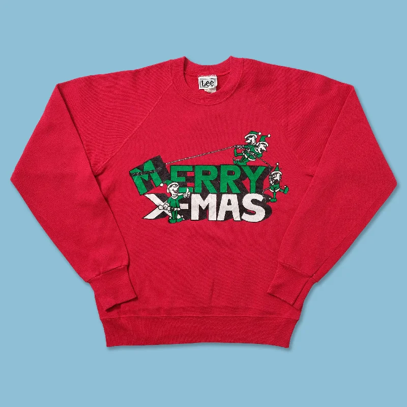 Double-sided Wear Women's Merry Christmas Sweater Small