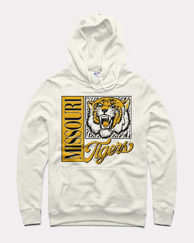 Playful Style Missouri Tigers Mascot Poster White Hoodie
