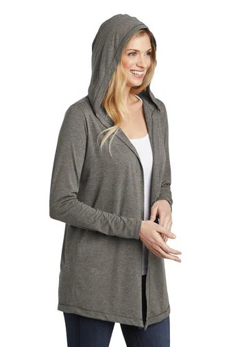Relaxed And Casual District ® DT156 Women’s Perfect Tri ® Hooded Cardigan