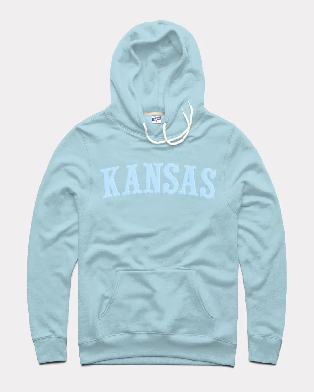 Fashion Style Kansas Jayhawks Puff Ink Powder Hoodie