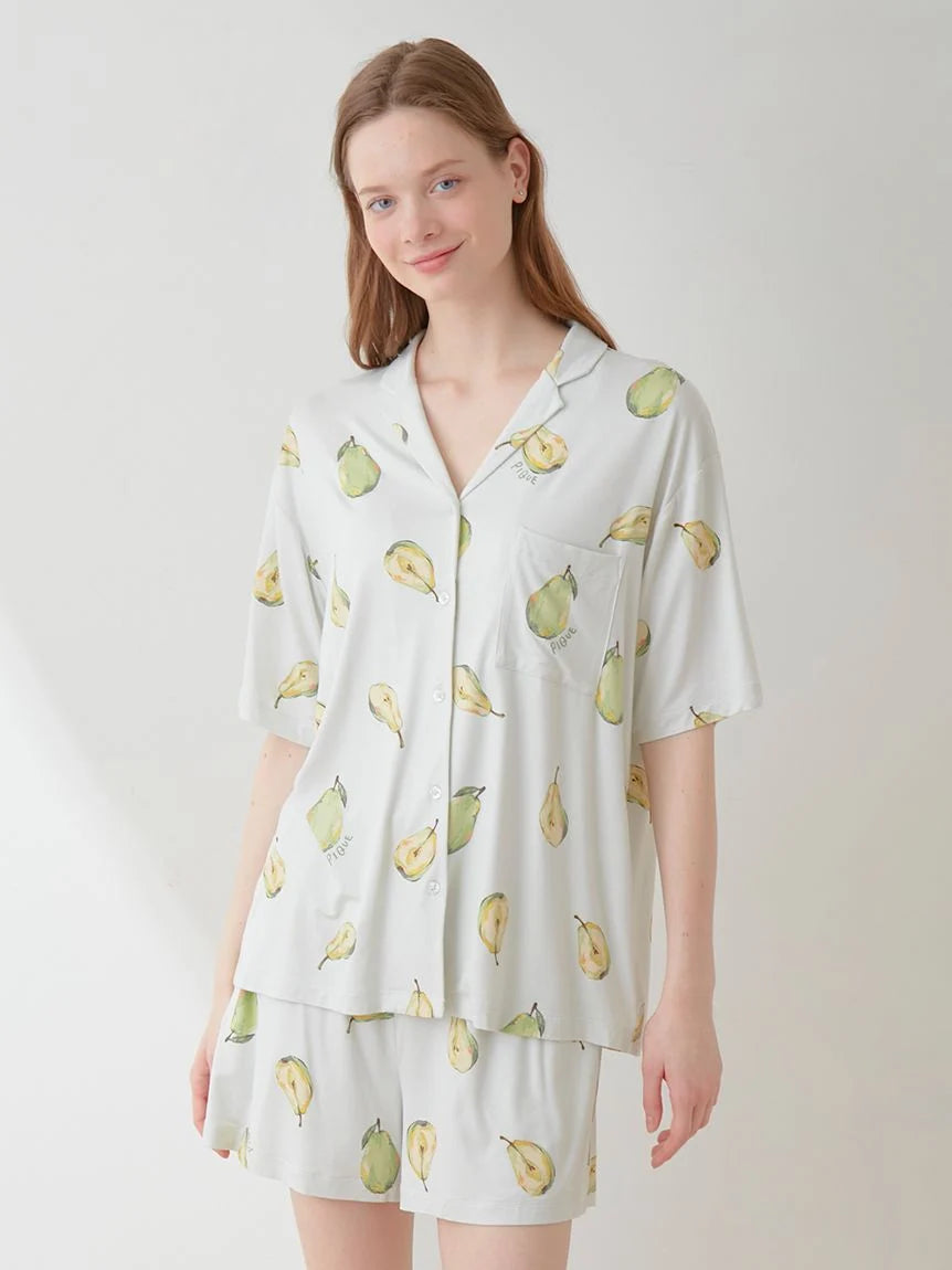 Fruit Pattern Pajama Sleep Shirt