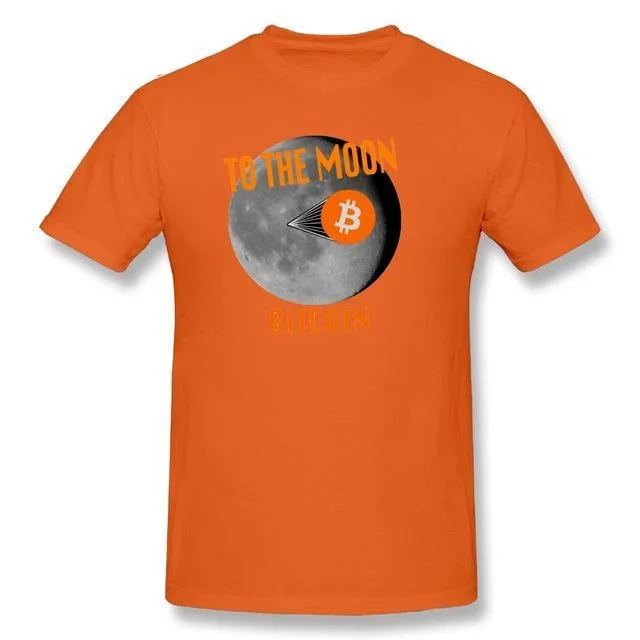 To The Moon Bitcoin Funny T-Shirt