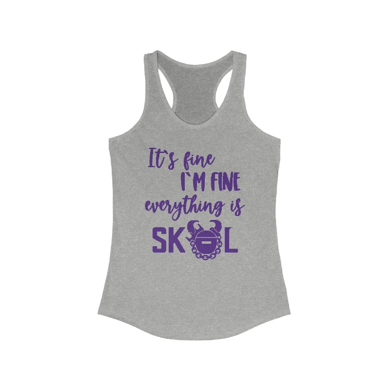 Unique Design Ladies Ideal Racerback Tank - It's Fine