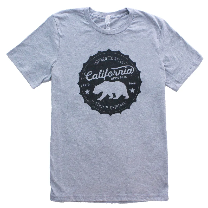 Design Perception California Authentic Original Vintage Bottle Cap T-Shirt