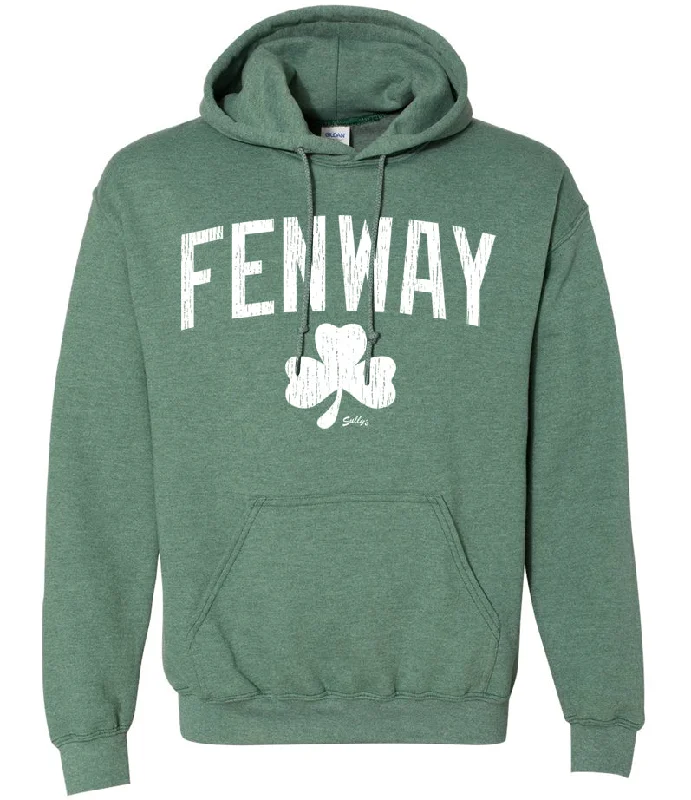 Celebrity Style Fenway Shamrock -  Hooded Sweatshirt