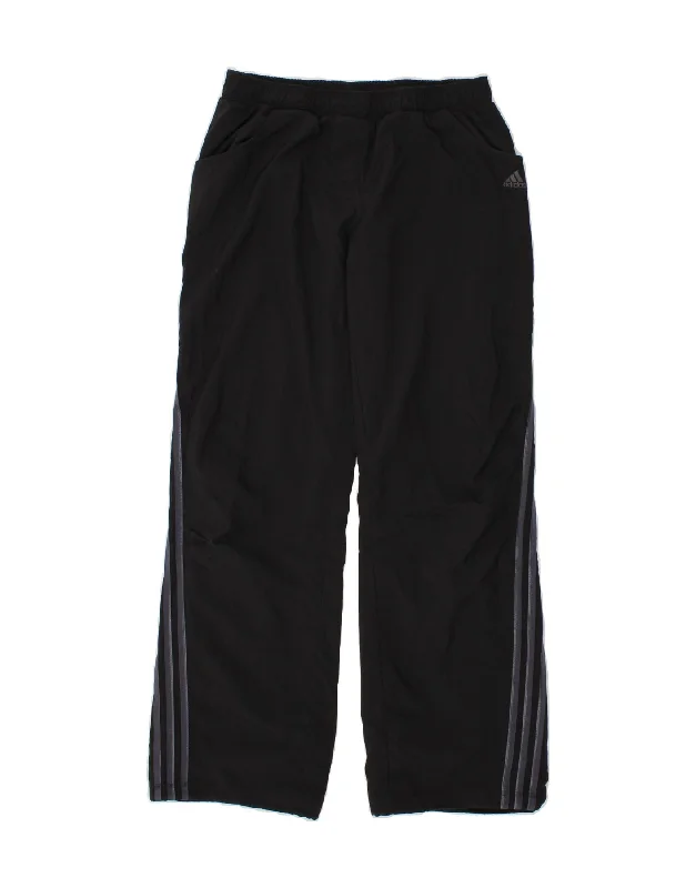 New Products ADIDAS Womens Tracksuit Trousers UK 12 Medium Black Polyester