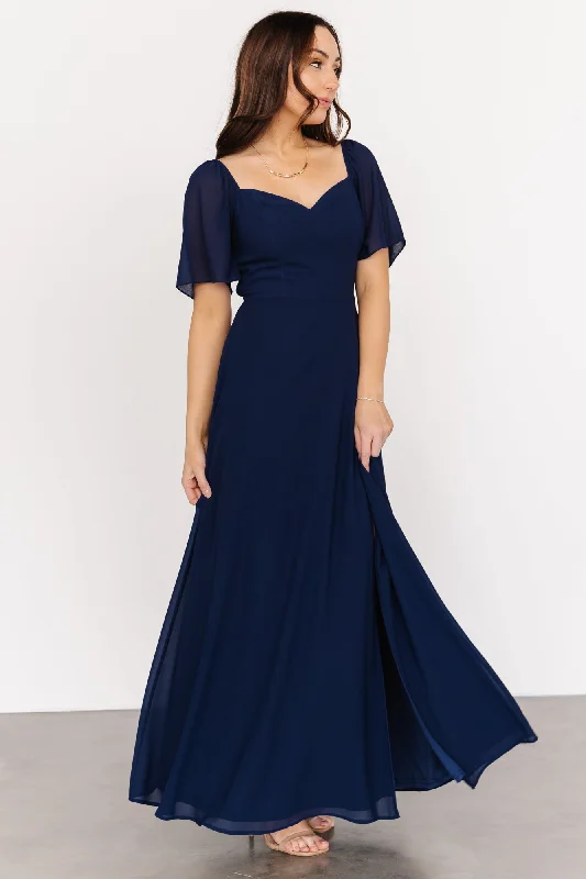 Sierra Sweetheart Maxi Dress | Navy